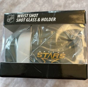 NEW NHL WRIST SHOT SHOT GLASS GLOVE HOLDER Dallas Stars GAME ON COMPANY - Picture 1 of 3
