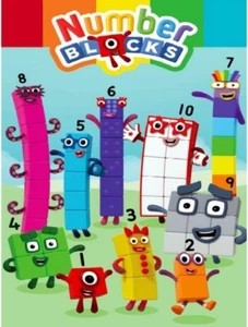 Manta polar Numberblocks manta para cama infantil manta súper suave - 100 x 150 cm - Imagen 1 de 2