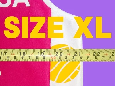 Camiseta de Voleibol de Playa Personalizada Fucsia/Blanca Talla S, M, L, XL, 2XL Nueva Foto 1 de 4