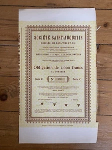 SAINT-AUGUSTIN, Desclée, de Brouwer & cie (BELGIQUE) (H3) - Foto 1 di 1