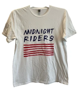 Midnight Riders Fußball Buntstift Flagge T-Shirt Large weiß ❤️NEU💙Gildan Soft Style - Bild 1 von 3