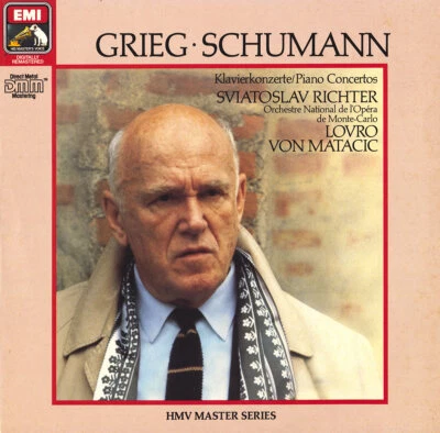 GRIEG SCHUMAN Piano Concertos RICHTER MATACIC EMI 2902921 DMM Remaster from 1985 - Image 1 of 3