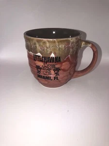 Little Havana Miami Florida Coffee Mug Tea Cup Pottery Style Multicolor My Cafe - Picture 1 of 8