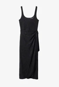 Mango FIRNA - Shift dress - Black - S - BNWT - Picture 1 of 6