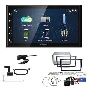 Kenwood 2DIN DAB+ Autoradio für Opel Corsa D piano black inkl LFB - Bild 1 von 5