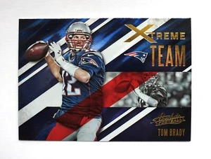 Tom Brady 2016 Absolute Xtreme Team Retail Football Card #1 Patriots Super Bowl - Picture 1 of 2