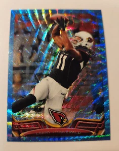 2013 Topps Chrome Larry Fitzgerald 2 Blue Wave Refractor Cardinals - Picture 1 of 2