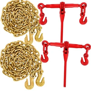 G70 Transport Binder Chain 5/16" -3/8", 5/16"&#215;10ft Heavy Duty Chains, Binde - Picture 1 of 7