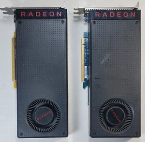 2 AMD Radeon RX 480 Graphics Cards: NOT WORKING, FOR PARTS ONLY - Picture 1 of 8
