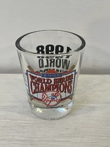 Hunter 1998 MLB World Champions Series Shot Glass New York Yankees - Picture 1 of 6