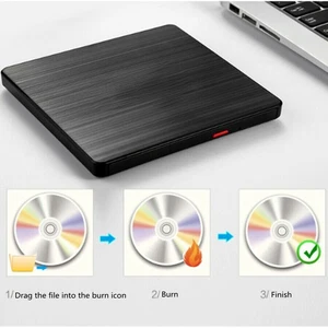 Lenovo GP70N Laptop External CD/DVD Drive USB2.0,Portable Optical Burner Player - Afbeelding 1 van 11
