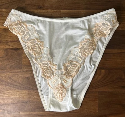 Bragas cortas Lise Charmel bordadas corte alto cintura L nailon segunda piel cerradura Foto 1 de 4
