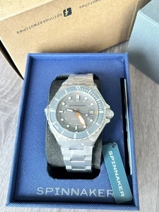 Spinnaker Dumas Men's Japanese Automatic Chalk Grey Watch SP-5081-KK - Picture 1 of 4