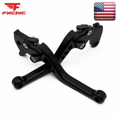 FXCNC Brake & Clutch Levers Short Adjust For Yamaha FJ-09/MT-09 Tracer 2015-2020 - Image 1 of 4