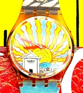 Swatch watch Il POETA GP107 1993 Standard Gents Rare Swiss Made New Old stock - Picture 1 of 7