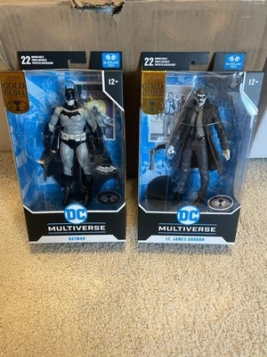 McFarlane DC Multiverse Batman & James Gordon Year One Platinum Edition In Stock - Image 1 of 4
