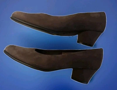 Bombas ARCHE-Musaby-Nubuck 2" Tacón Cómodo Chic Taupe Talla 42 EU/10 US NUEVAS SIN CAJA Foto 1 de 4