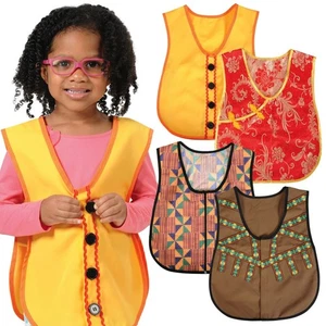 Kaplan Early Learning Dressing Vests - Set of 4 - Picture 1 of 14