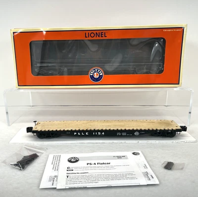 Lionel 6-27511 Pittsburgh & Lake Erie PS-4 Flatcar #1154 O Gauge Used P&LE - Image 1 of 4
