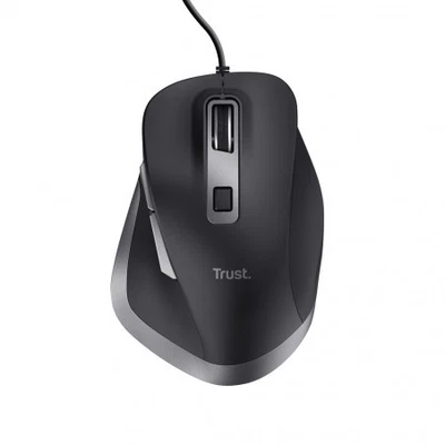 Trust Fyda Nero Mouse Wired Eco - Immagine 1 di 4