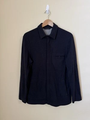 Sobrecamisa Chaqueta Loro Piana Cachemira Cremallera Completa Blusa Azul Marino Mediana Foto 1 de 4