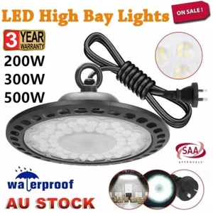 300W 500W UFO LED High Bay Light Warehouse Industrial Shed Workshop Factory Lamp - Picture 1 of 8