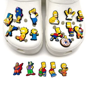 18pcs The Simpsons Shoes Charms Decor For Croc & Jibbitz - Picture 1 of 2