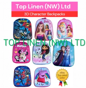 Kids 3D Character Backpacks - Fun & Functional School Bag for Boys and Girls - Picture 1 of 9