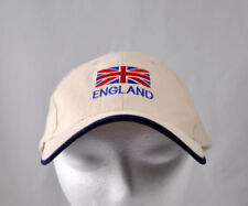 England UK British Canvas Ball Cap Hook and Loop Strap Back Hat