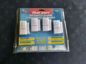 First Alert - Instant Alarm For 4 Windows or Doors Peel and Stick As Seen on TV - Picture 1 of 3