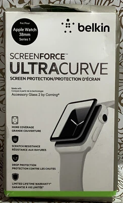 📀 Protector de pantalla Belkin ScreenForce UltraCurve para Apple Watch Series 1 Foto 1 de 3
