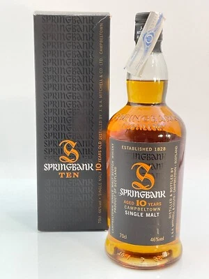 WHISKY SPRINGBANK 10 YO 2012 SINGLE HIGHLAND MALT 70cl 46% IN BOX - Imagen 1 de 4