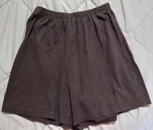 VINTAGE CHEROKEE LADIES BLACK SHORTS - SIZE M - Picture 1 of 3