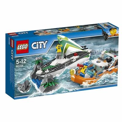 Lego City 60168 SAIL BOAT RESCUE Sailor Driver Shark NISB NEW - Image 1 of 4