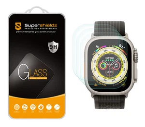 3X Supershieldz Hartowane szkło Ochrona ekranu do Apple Watch Ultra / 2 (49mm) - Zdjęcie 1 z 5