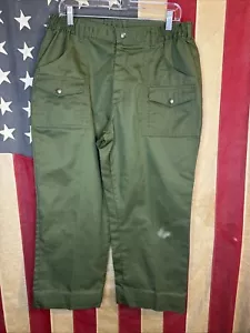 BSA Boy Scouts Cargo Pants Men’s 36x26 Green 7967 - Picture 1 of 10