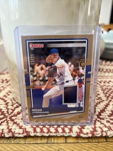 2020 Donruss Materials Gold #17 Noah Syndergaard/03 /25