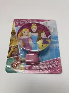 Disney Princess LED Night Light Plug In Adjustable Cinderella Rapunzel NEW NWT - Picture 1 of 4