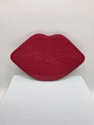 Christian Louboutin Red Patent Lip Shaped Pocket Mirror - Image 1 of 2