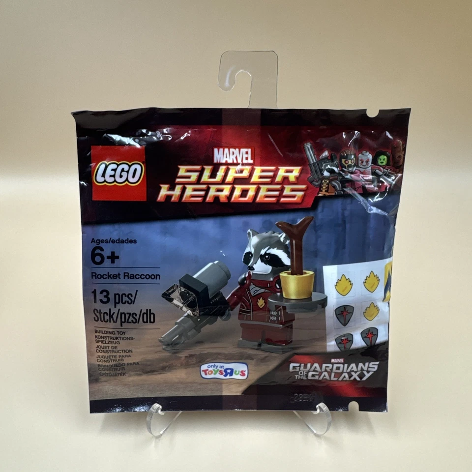 LEGO Marvel: Rocket Raccoon (5002145) - Minifigura nueva sellada Polybag Foto 1 de 4