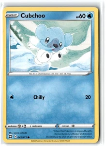 2022 Sword & Shield - Brilliant Stars Cubchoo #42 Basic/Common - Picture 1 of 2