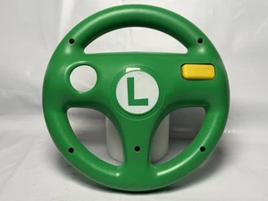 Nintendo Wii Hori Mario Kart Steering Wheel Luigi Green Racing Wheel - Picture 1 of 3