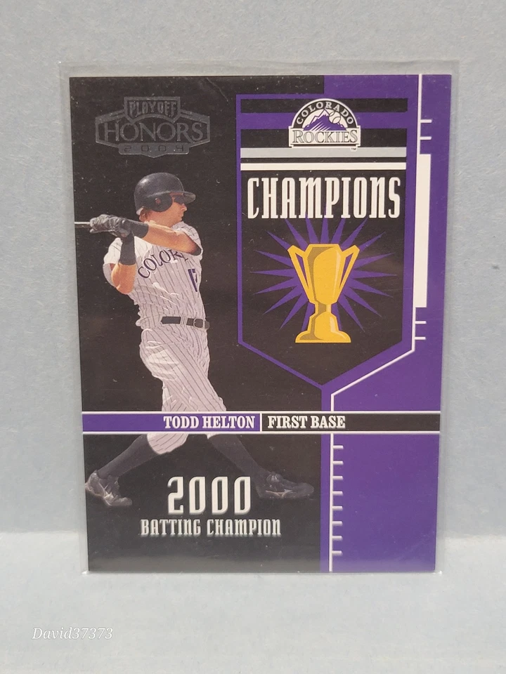2004 Playoff Honors - Champions Todd Helton #C-13 /2000 - Image 1 of 2