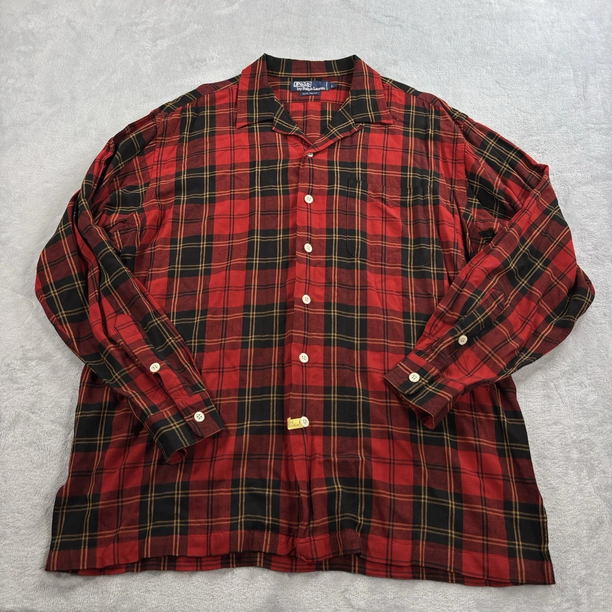 トップス 90s Polo by Ralph Lauren rayon shirt L 90s Polo Ralph Lauren Shirt RAYON / M | yowakeup