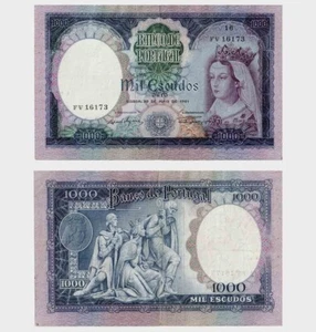 Portugal - 1961 - 1000 Escudos - "VF+" #ED4594 - Picture 1 of 6