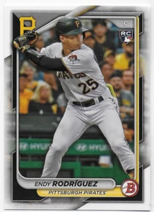 2024 Bowman #68 Endy Rodriguez RC - Pittsburgh Pirates - Picture 1 of 2