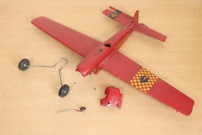Vintage Control Line Model Plane Balsa Wood 54cm RESTORATION PROJECT - Image 1 of 4