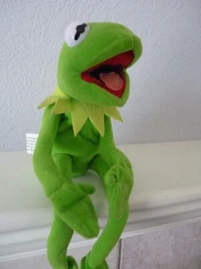 Vintage Muppet Kermit The Frog Plush Toy Poseable 12" Stuffed Animal Nanco - Picture 1 of 8