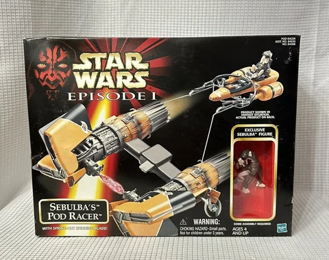 NIB Star Wars Episode 1 SEBULBA'S POD RACER Exclusive Action Figure Vehicle Cover
