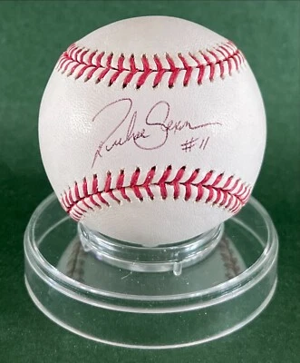 RICHIE SEXSON #11 AUTOGRAPHED SIGNED OFFICIAL MAJOR LEAGUE BASEBALL (OMLB) - Image 1 of 2